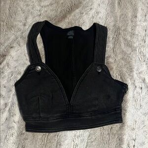 Wild Fable Black Sleeveless Crop Tank